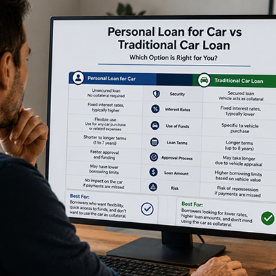 personal loan for car
